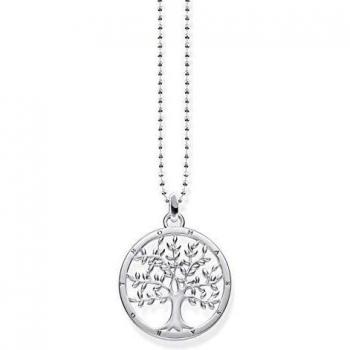 THOMAS SABO Tree of Love Necklace KE1660-001-21-L45v, Women's Necklace, 925 Sterling Silver, Glam & Soul Collection