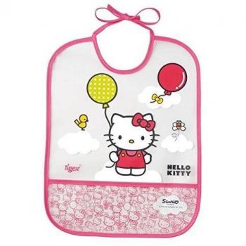 Tigex Eva - Babero con diseño Hello Kitty, color rosa