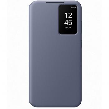 Samsung Smart View Case para Galaxy S24+ - Funda con tapa inteligente violeta