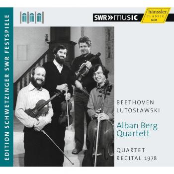 Beethoven, Lutoslawski : Quatuors à cordes. Quatuor Alban Berg.