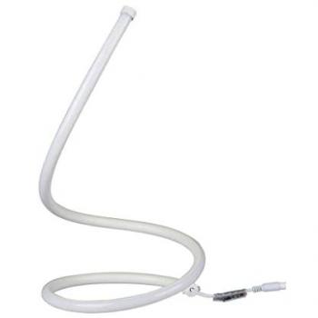 Lámpara de Mesa LED 17W Blanca con Cavo y Interruptor - Luz Cálida 3000K