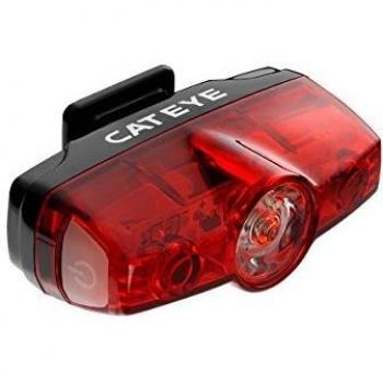 CatEye Rear Piloto Trasero Rapid Mini USB, Unisex Adulto, Negro