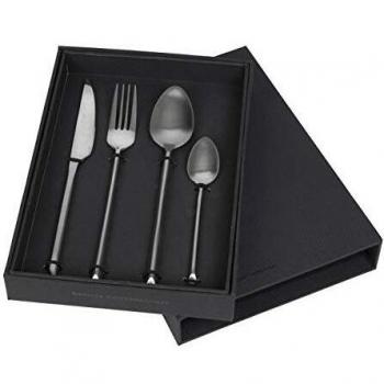 broste Copenhagen Cubiertos Sletten en plata, juego de 4