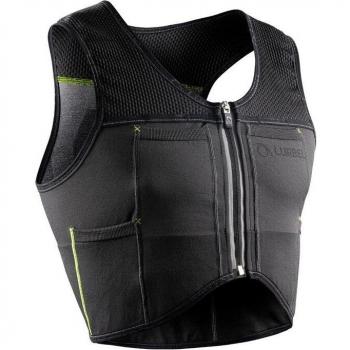 Chaleco de hidratación Lurbel Kylie Lite Trail Running Unisex Negro, Transpirable, Sin Costuras, Anti-Olores