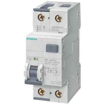 Interruptor diferencial automático Siemens 10A 10KA 2M Tipo AC Montaje en Carril DIN Sentron