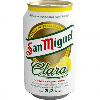 San Miguel - Clara Cerveza, Lata 330 ml