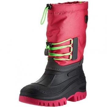 CMP Kids AHTO WP Snow Boots, Bota de Nieve Niñas, Pink Fluor, 34 EU