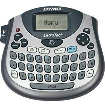 Dymo S0758360AZY - Teclado AZERTY para impresoras de etiquetas Letratag LT100T, color gris y plata