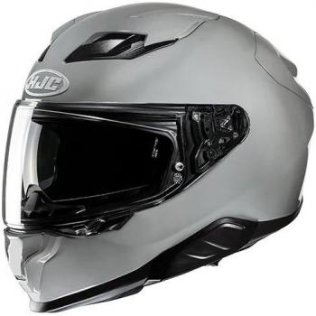 HJC Casco Integral F71 N Gris - Casco integral, color gris, diseño aerodinámico, ventilación avanzada, forro interior desmontable y lavable, certificado DOT/ECE