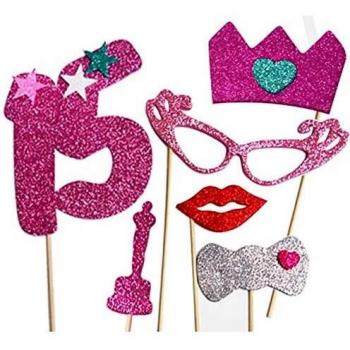 Plaers Urbans Kit de Photocall Chica Felices 15 años con 6 Piezas