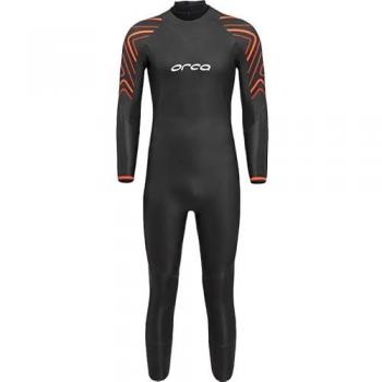 Traje neopreno Orca Vitalis Thermal Open Water manga larga negro naranja - 4