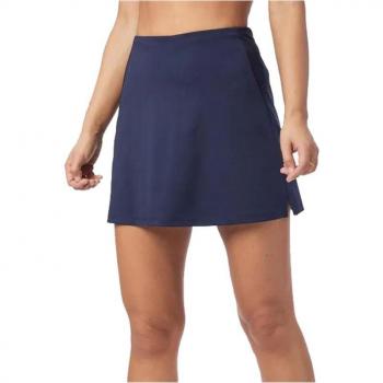 Falda de pádel Wilson Team Flat Front Classic Azul Marino Mujer