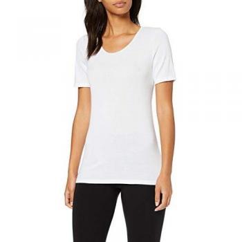 Damart tee Shirt Manches Courtes. Camiseta térmica, Blanco