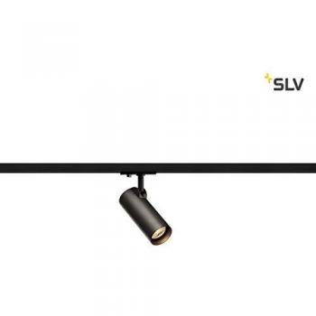 Spot LED Helia 50 - 11W - 3000K - Negro - 35° - Incluye adaptador monophasé