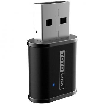 Adaptador USB Inalámbrico Doble Banda Totolink A650USM AC650, Soporte MU-MIMO, Velocidad WLAN 633 Mbit/s