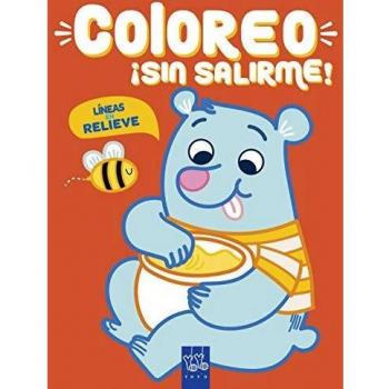 Coloreo ¡sin salirme! Oso: Líneas en relieve