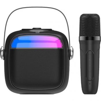 Altavoz Bluetooth Karaoke Cool Mini 6W con Micrófono Negro