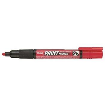 Pentel Paint Marker marcador pintura couvrante de punta cónica media, color rojo
