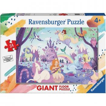 Ravensburger - Puzzle Peppa Pig Club House, Colección 24 Giant Suelo
