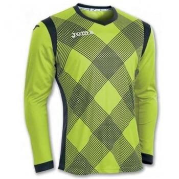 Joma Camiseta m/l Derby Verde flúor-Negro Talla XS