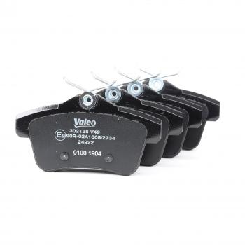 Pastillas de freno VALEO 302126 para PEUGEOT 308, 5008, 3008, 508, RCZ y CITROËN C4, DS5, DS4 (Juego de 4)