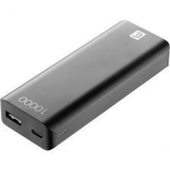Cellularline FreePower Slim 10000 batería externa Negro Polímero de litio 10000 mAh - Baterías externas