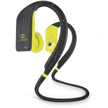 JBL Endurance Jump Gancho de Oreja Binaural Inalámbrico Negro, Amarillo - Auriculares