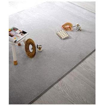 Alfombra Paillettes Estrella Gris con Galón Gris Claro - 200 x 290 cm