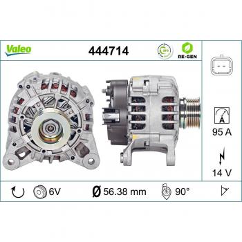 Alternador VALEO 444714 de alta eficiencia y rendimiento