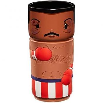 Taza de cerámica CosCups Apollo Creed con funda de goma, 400 ml, producto oficial de Rocky