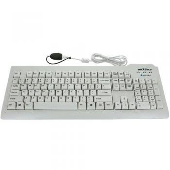 Seal Shield SSWKSV207L Silver Seal Waterproof Keyboard Antimicrobial Product Protection Plastic Stand