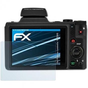 3 x atFoliX Lámina Protectora de Pantalla Praktica Luxmedia 16-Z24S Película Protectora - FX-Clear ultra transparente