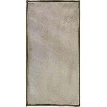 Alfombra Interior Flanelle 60x120cm Ecru Microfibra Extra Suave