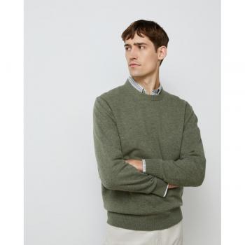 Jersey redondo liso Lambswool Dustin