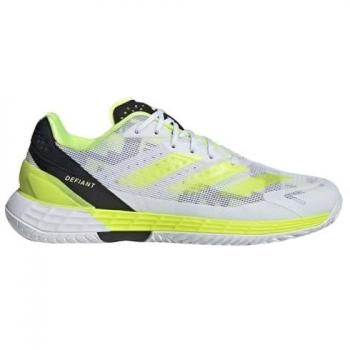 adidas Defiant Speed 2 Zapatilla Todas Las Superficies Hombres - Blanco, Verde Neón