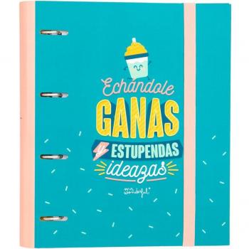 Carpeta con Anillas Mr. Wonderful: Echándole Ganas y Estupendas Ideazas