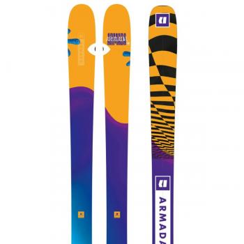 Armada ARV 88 2024 Skis estampado, modelo U 166, tipo de esquí all-mountain, longitud de 166 cm, diseño versátil para nieve dura y polvo, construcción ligera con núcleo de madera y ref