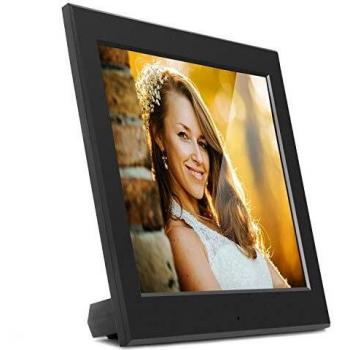 Aluratek - 8 Slim Digital Photo Frame with Auto Slideshow 1024 x 768 Hi-Res