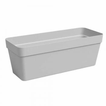 Maceta Jardinière Artevasi Gris Claro Rectangular 49,9 x 20 x 18,1 cm con Auto Riego de Polipropileno