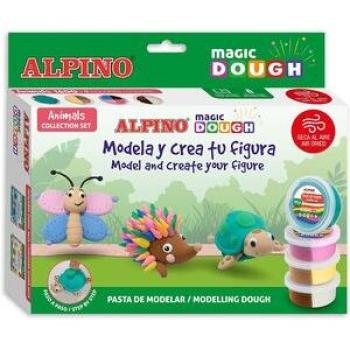Alpino Magic Dough Animals Set 160g con 9 Colores
