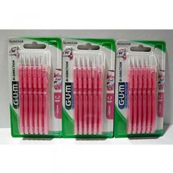 Gum Proxabrush Bi-Directional Fine Interdental Brush 1.2 mm - 6 Pack