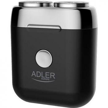 Afeitadora de viaje Adler AD 2936 - Recargable por USB, con 2 cabezales y estuche de viaje
