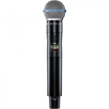 Shure AD2/BETA58 Wireless Handheld Transmitter with BETA 58A Head, G57: 470-616MHz, Black