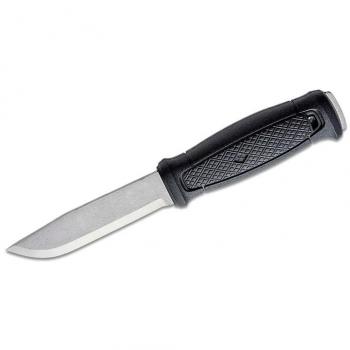 Morakniv Garberg Survival Knife with Polymer Sheath - 10.9 cm Sandvik 14C28N Steel Blade, High-Durability Nylon Handle