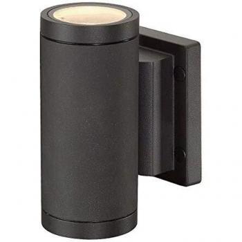 Aplique de pared exterior SLV Myra, antracita, aluminio, 2xGU10, max. 70W, IP55, arriba/abajo