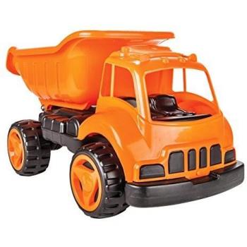 Jamara- Dump Truck XL Coche de Arena, Color Naranja