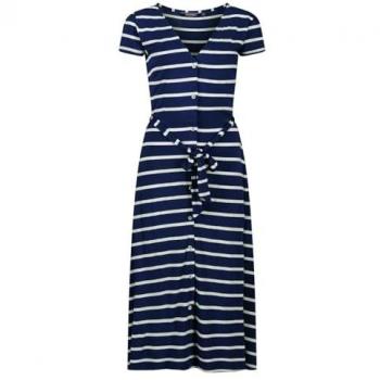 Regatta Women's Stylish Maisyn Stripe Shirt Dress Navy White Stripe, Size: 8