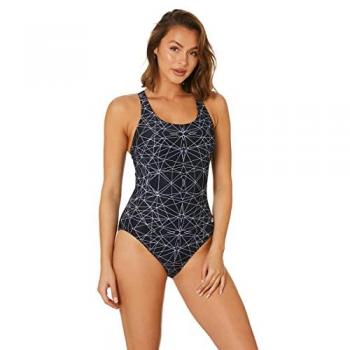 Bañador Zoggs Warrego Powerback Ecolast+ gris negro mujer - 34