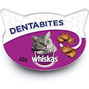 Whiskas Dentabites Snacks para La Higiene Oral de Gatos