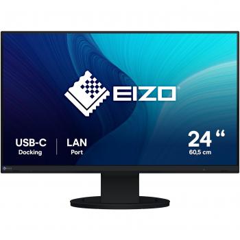 Monitor LED EIZO FlexScan EV2490-BK 23.8 Full HD Negro - Pantalla para PC con Tecnología LED
